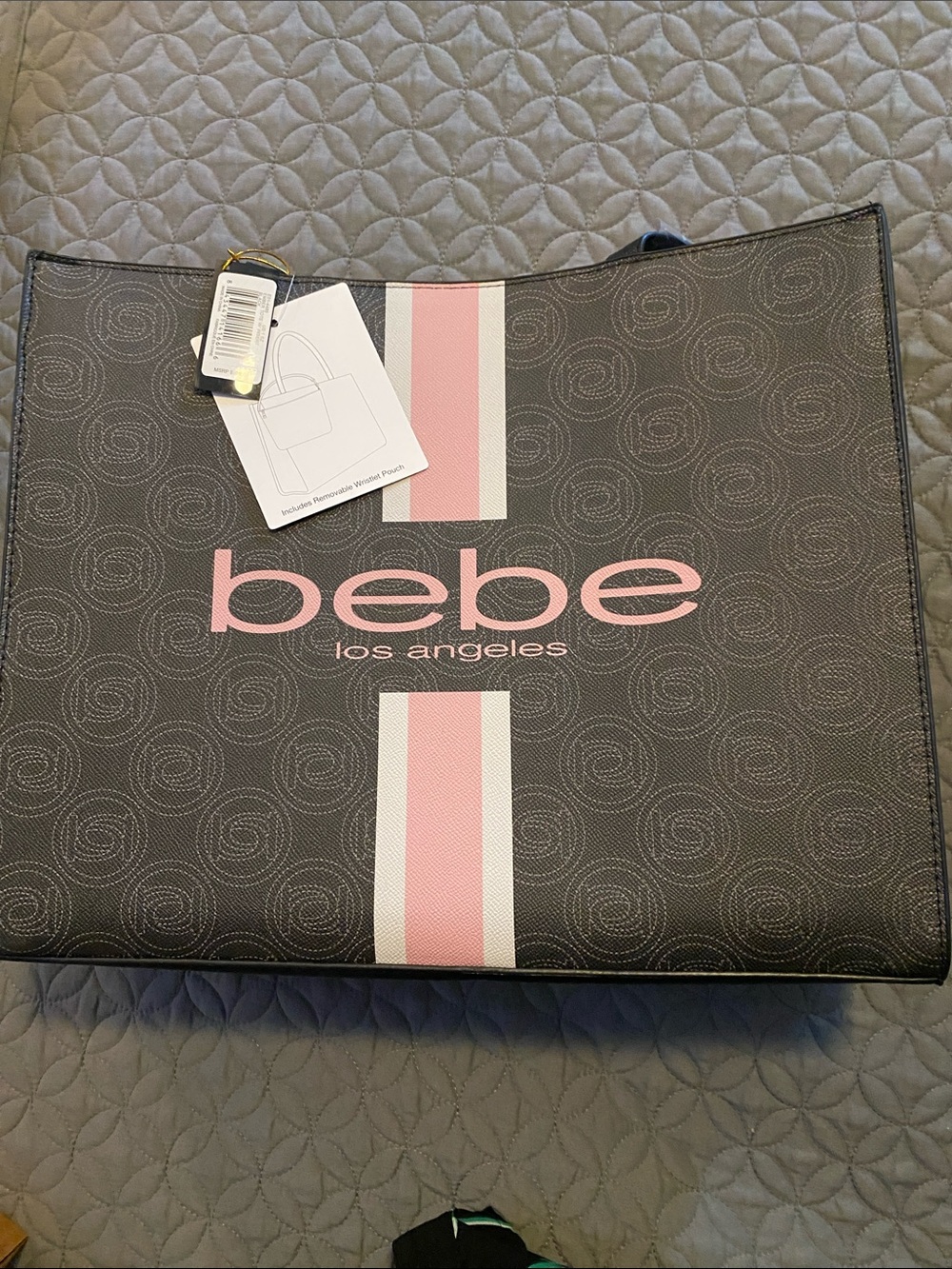 Large Bebe Ember Tote with Black Trim
New with Tags